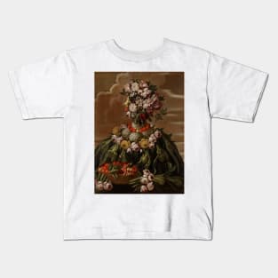 Anthropomorphic Depictions of the Four Seasons 2 by Follower Of Giuseppe Arcimboldo Kids T-Shirt